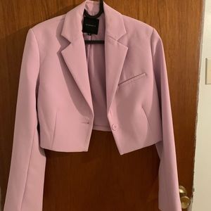 Crop blazer